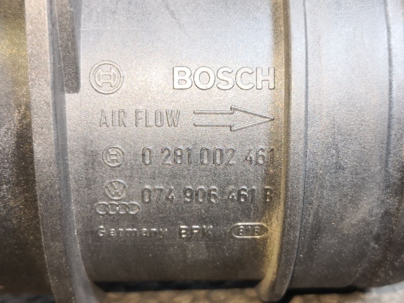 Recambio de caudalimetro para audi a4 berlina (8e) 1.9 tdi referencia OEM IAM 0281002461 074906461B 