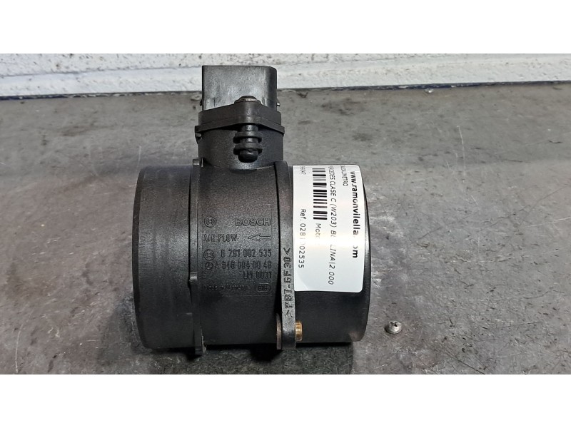 Recambio de caudalimetro para mercedes clase c (w203) berlina referencia OEM IAM 0281002535  