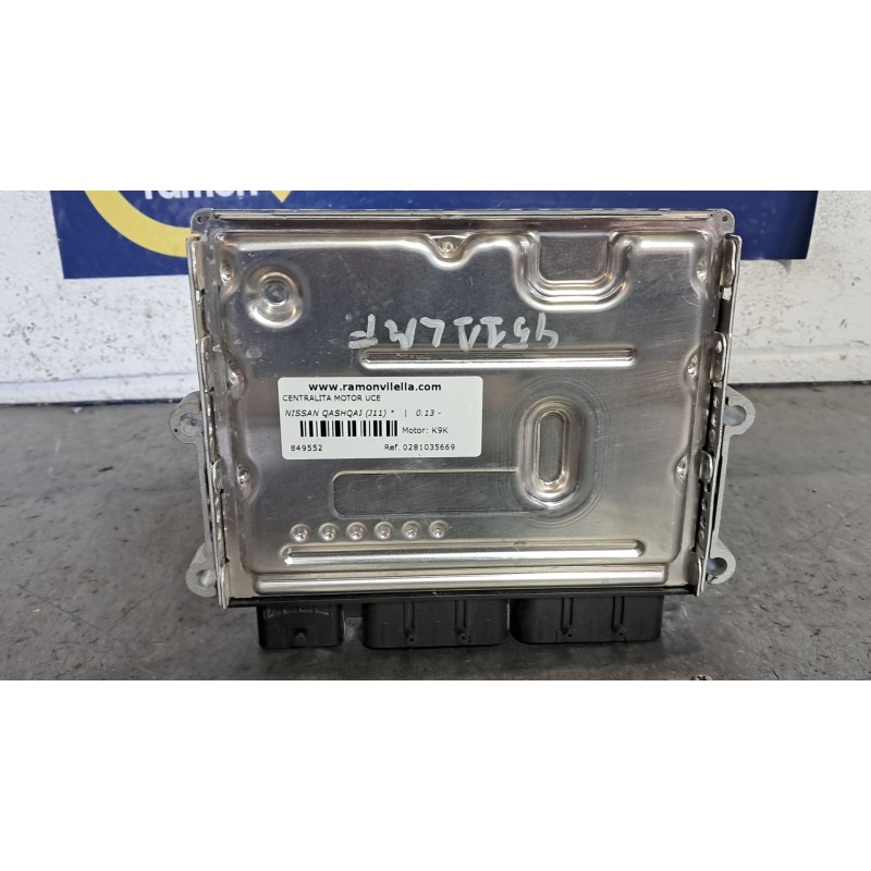 Recambio de centralita motor uce para nissan qashqai (j11)  | 0.13 - ...  | 0.13 - ... referencia OEM IAM 0281035669  
