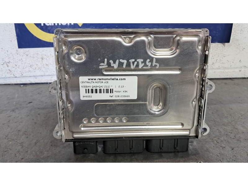 Recambio de centralita motor uce para nissan qashqai (j11)  | 0.13 - ...  | 0.13 - ... referencia OEM IAM 0281035669  