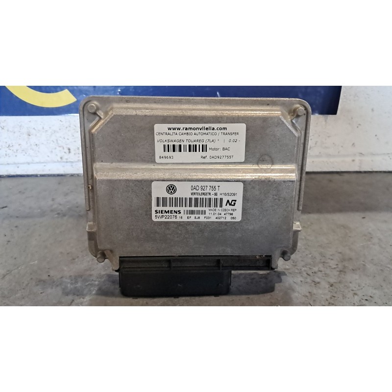 Recambio de centralita cambio automatico para volkswagen touareg (7la)  | 0.02 - 0.07  | 0.02 - 0.07 referencia OEM IAM 0AD92775