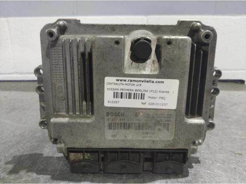 Recambio de centralita motor uce para nissan primera berlina (p12) acenta | 01.03 - 12.05 acenta | 01.03 - 12.05 referencia OEM 