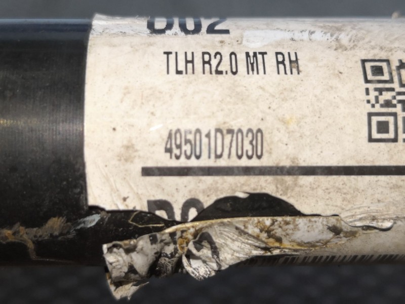 Recambio de transmision delantera derecha para hyundai tucson  | 0.15 - ...  | 0.15 - ... referencia OEM IAM 49501D7030  