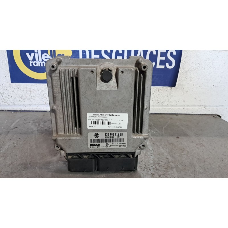 Recambio de centralita motor uce para volkswagen touran (1t1)  | 0.03 - 0.06  | 0.03 - 0.06 referencia OEM IAM 0281011786 03G906