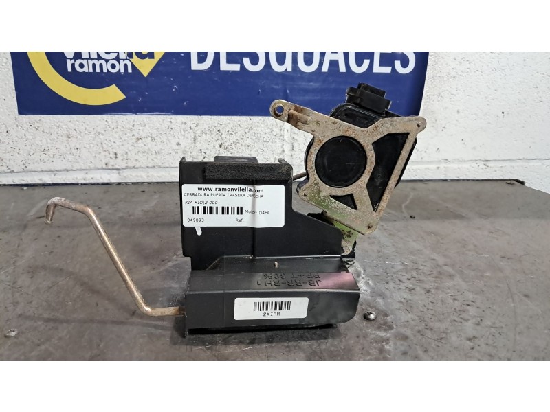 Recambio de cerradura puerta trasera derecha para kia rio referencia OEM IAM 2XIRR  