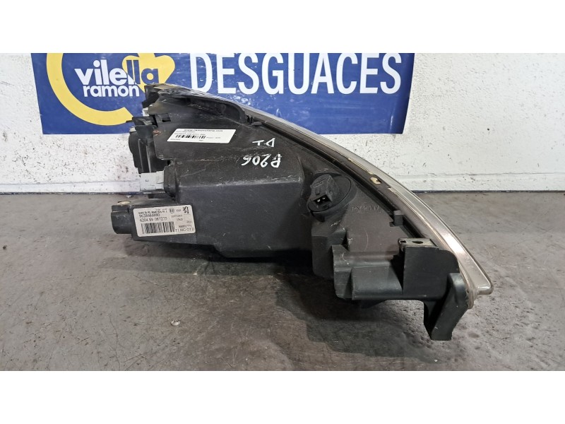 Recambio de faro izquierdo para peugeot 206 gti referencia OEM IAM 9628666880 89001771 6204S9
