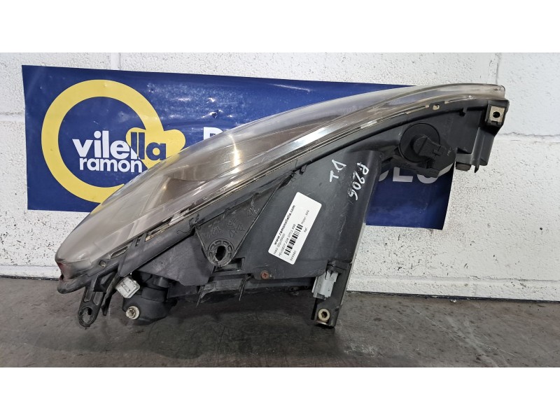 Recambio de faro izquierdo para peugeot 206 gti referencia OEM IAM 9628666880 89001771 6204S9