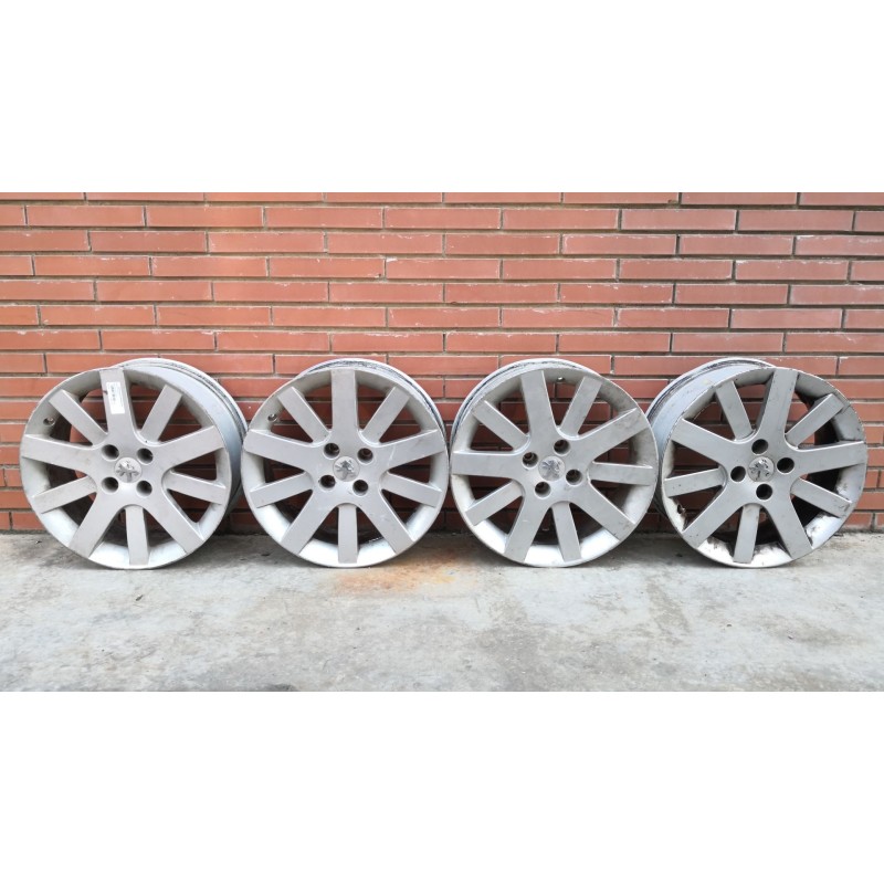 Recambio de juego de llantas para peugeot 207 1.6 16v turbo cat (5fx / ep6dt) referencia OEM IAM 7Jx17  