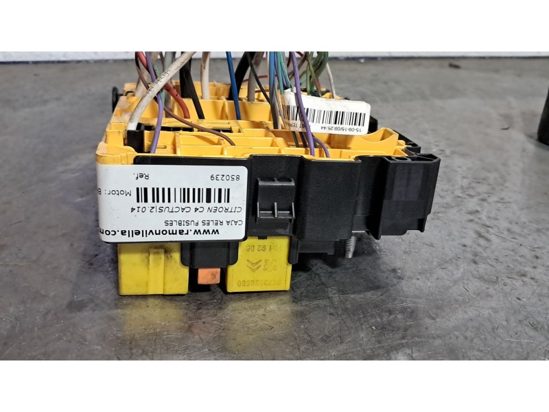 Recambio de caja reles fusibles para citroen c4 cactus feel referencia OEM IAM   