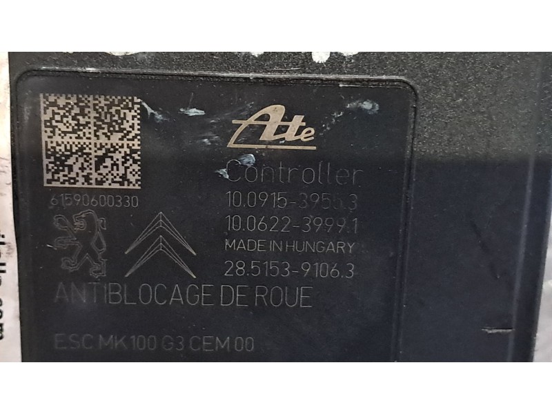 Recambio de abs para citroen c4 cactus feel referencia OEM IAM 10091539553 9812847880 