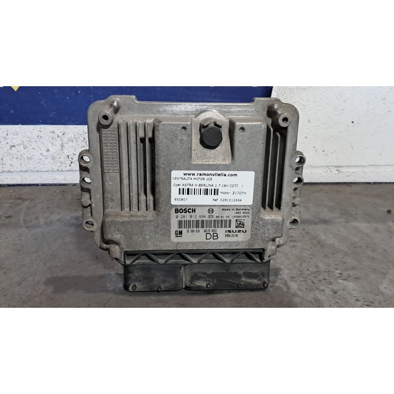 Recambio de centralita motor uce para opel astra h berlina 1.7 16v cdti | 0.04 - ... 1.7 16v cdti | 0.04 - ... referencia OEM IA
