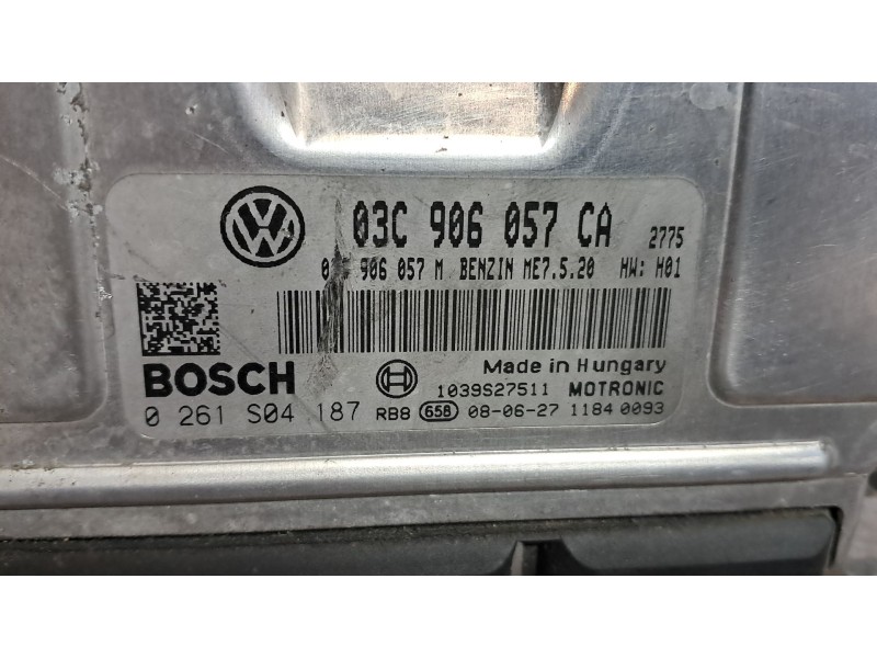 Recambio de centralita motor uce para seat ibiza (6j5) sport referencia OEM IAM 0261S04187  