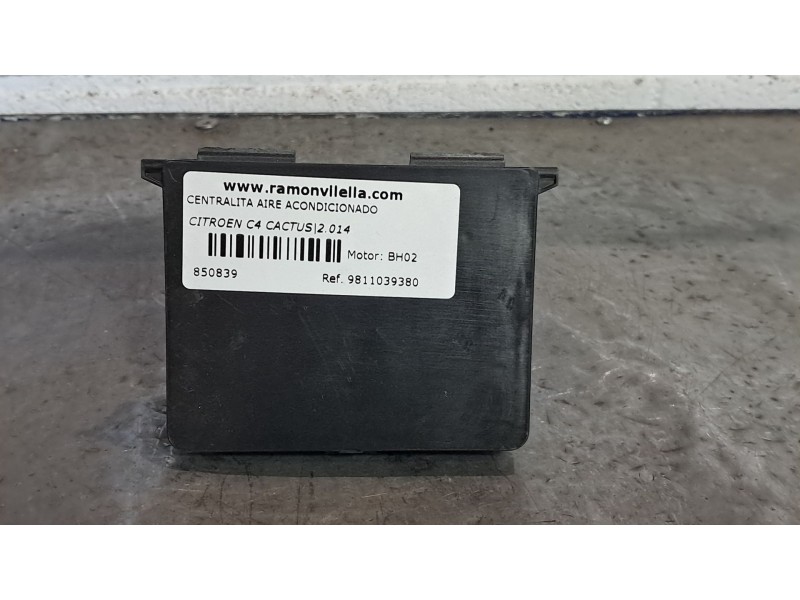 Recambio de centralita aire acondicionado para citroen c4 cactus feel referencia OEM IAM 9811039380  