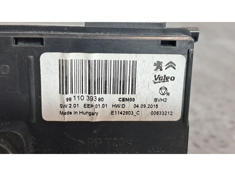 Recambio de centralita aire acondicionado para citroen c4 cactus feel referencia OEM IAM 9811039380  