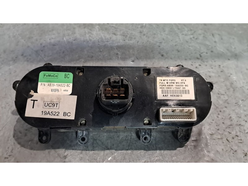 Recambio de mando calefaccion aire acondicionado para ford ranger referencia OEM IAM AB3919A522BC  