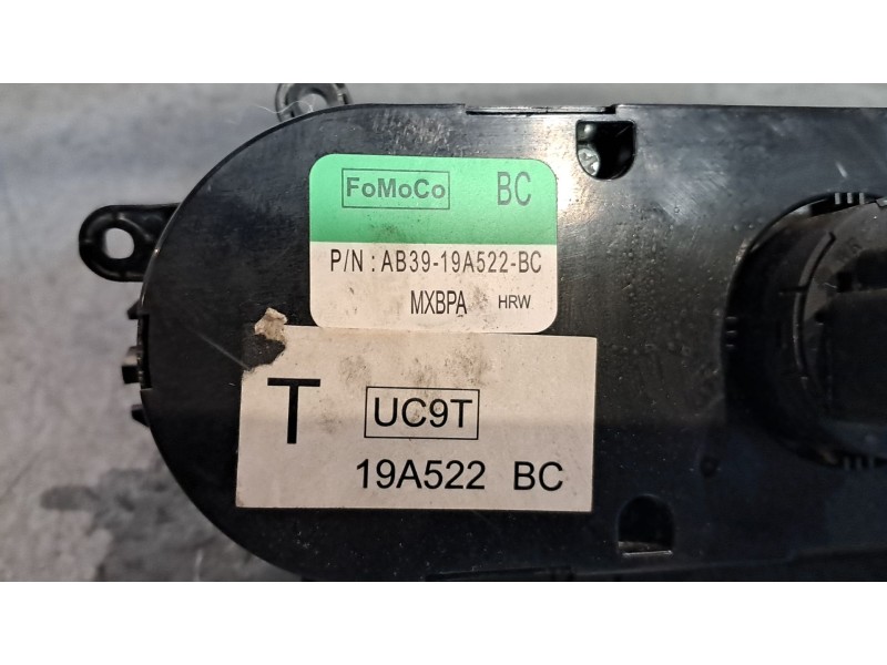 Recambio de mando calefaccion aire acondicionado para ford ranger referencia OEM IAM AB3919A522BC  
