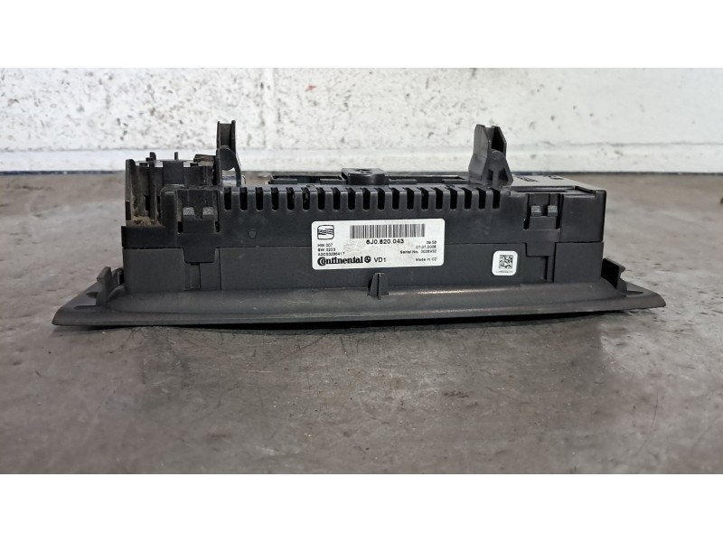 Recambio de mando climatizador para seat ibiza (6j5) sport referencia OEM IAM 6J0820043  