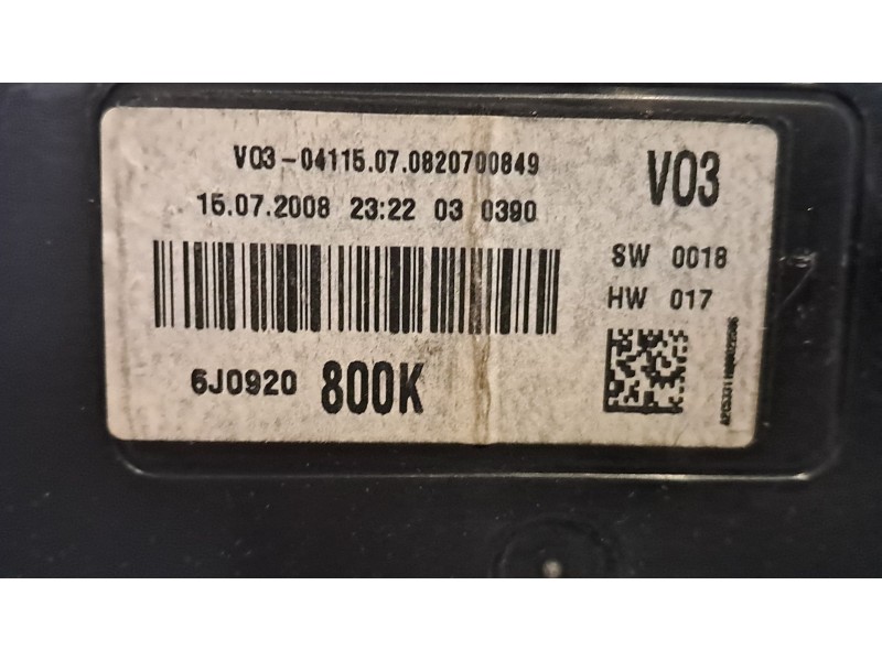 Recambio de cuadro instrumentos para seat ibiza (6j5) sport referencia OEM IAM 6J0920800K  