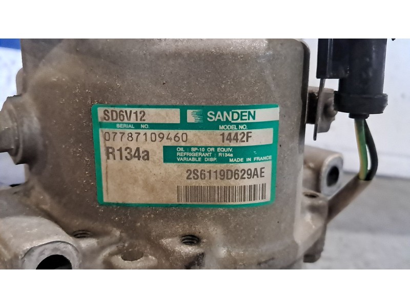 Recambio de compresor aire acondicionado para ford fusion (cbk) 1.4 tdci cat | 0.02 - ... 1.4 tdci cat | 0.02 - ... referencia O