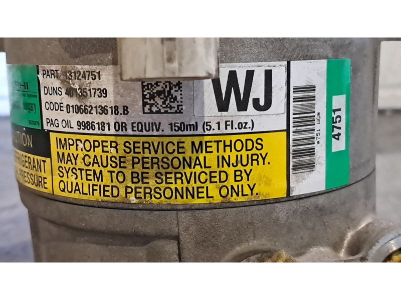 Recambio de compresor aire acondicionado para opel astra h berlina 1.7 16v cdti | 0.04 - ... 1.7 16v cdti | 0.04 - ... referenci