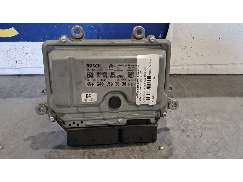 Recambio de centralita cambio automatico para mercedes clase b (w245) 180 cdi (245.207) referencia OEM IAM A6401503634 028101512