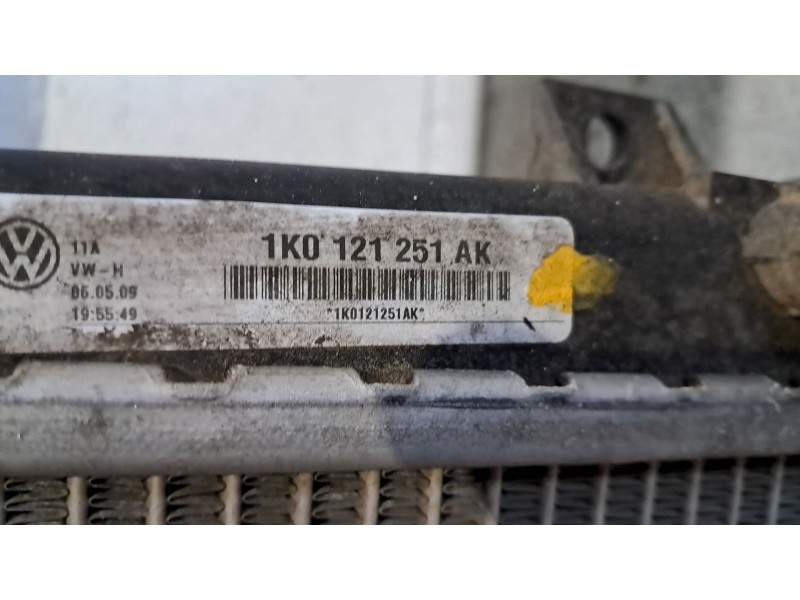 Recambio de radiador agua para seat leon (1p1) stylance / style referencia OEM IAM 1K0121251AK  