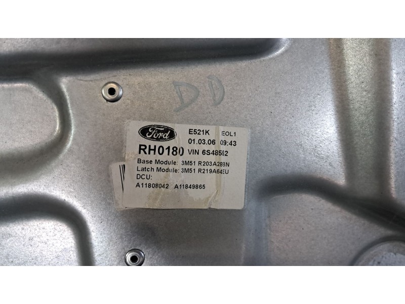 Recambio de elevalunas delantero derecho para ford c-max (cb3)  | ...  | ... referencia OEM IAM   