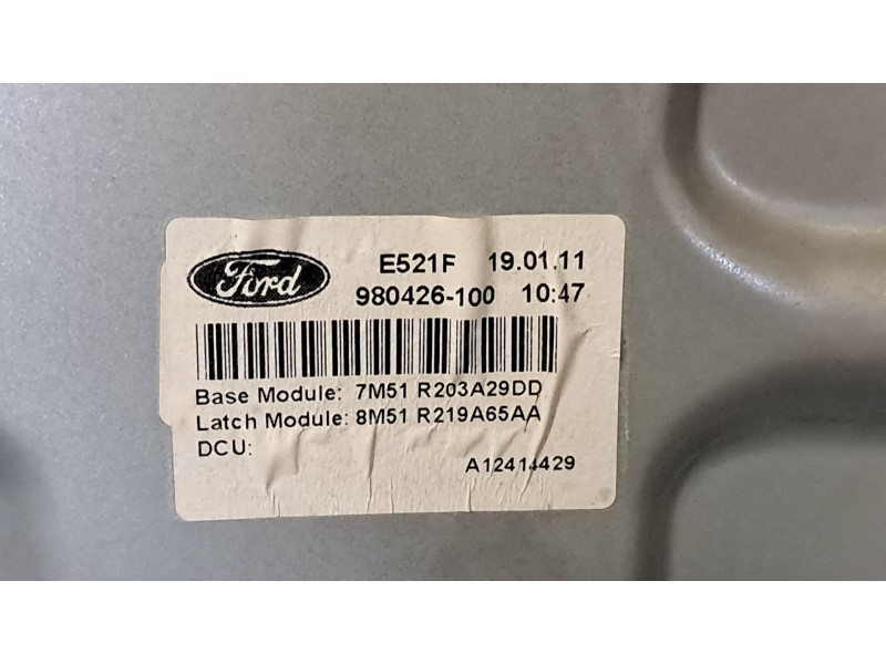 Recambio de elevalunas delantero izquierdo para ford kuga (cbv)  | 0.08 - ...  | 0.08 - ... referencia OEM IAM 7M51R203A29DD  