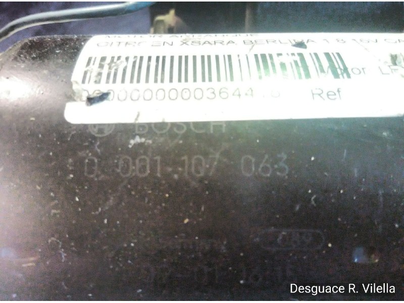 Recambio de motor arranque para citroen xsara berlina 1.8 16v cat (lfy / xu7jp4) | 0.97 - 0.05 1.8 16v cat (lfy / xu7jp4) | 0.97