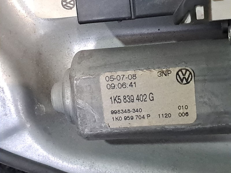 Recambio de elevalunas trasero derecho para volkswagen jetta (1k2)  | 0.05 - ...  | 0.05 - ... referencia OEM IAM   