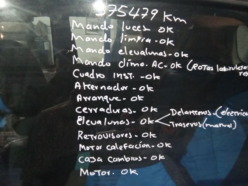 nissan note (e11e) del año 2007