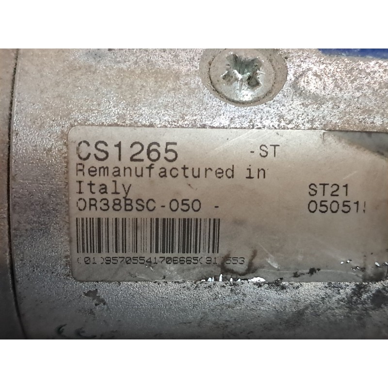 Recambio de motor arranque para bmw serie 5 berlina (e39) 2.0 16v diesel cat referencia OEM IAM CS1265 OR38BSC050 