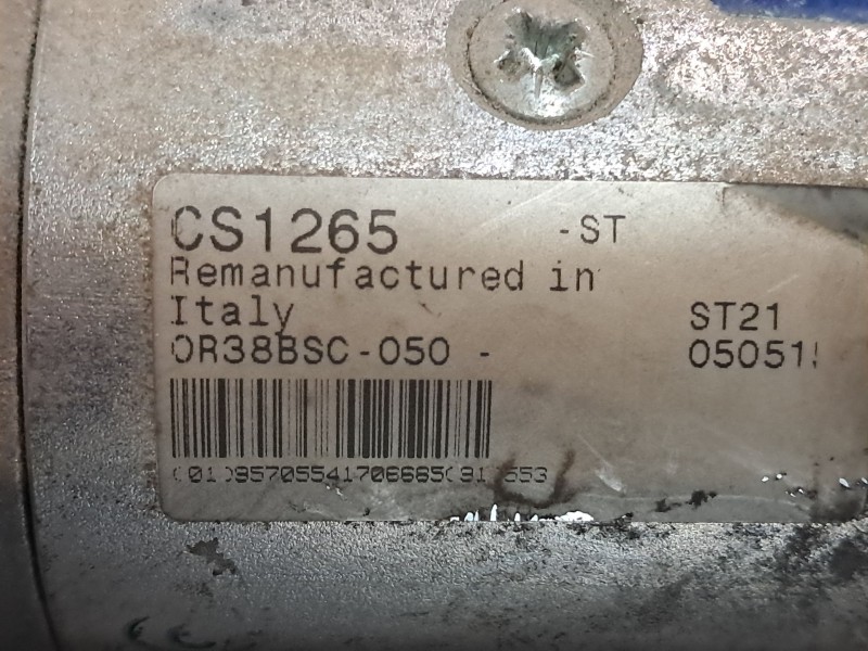 Recambio de motor arranque para bmw serie 5 berlina (e39) 2.0 16v diesel cat referencia OEM IAM CS1265 OR38BSC050 