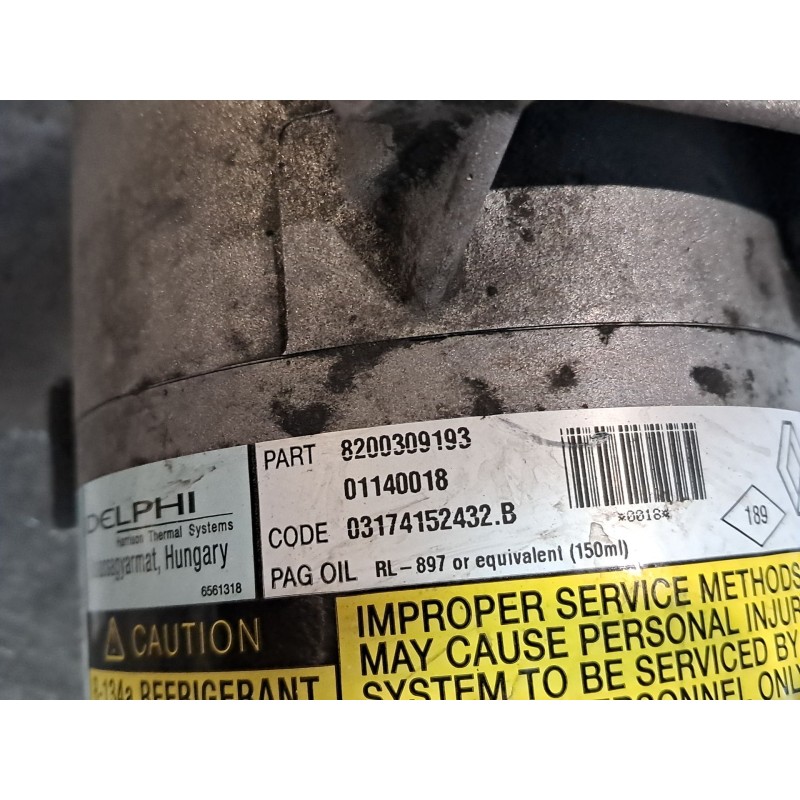 Recambio de compresor aire acondicionado para nissan primera berlina (p12) 1.9 16v turbodiesel cat referencia OEM IAM 0018  