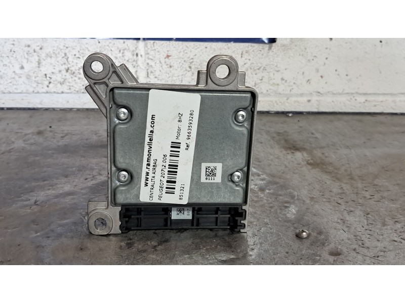 Recambio de centralita airbag para peugeot 207 1.4 hdi referencia OEM IAM 9663593280  