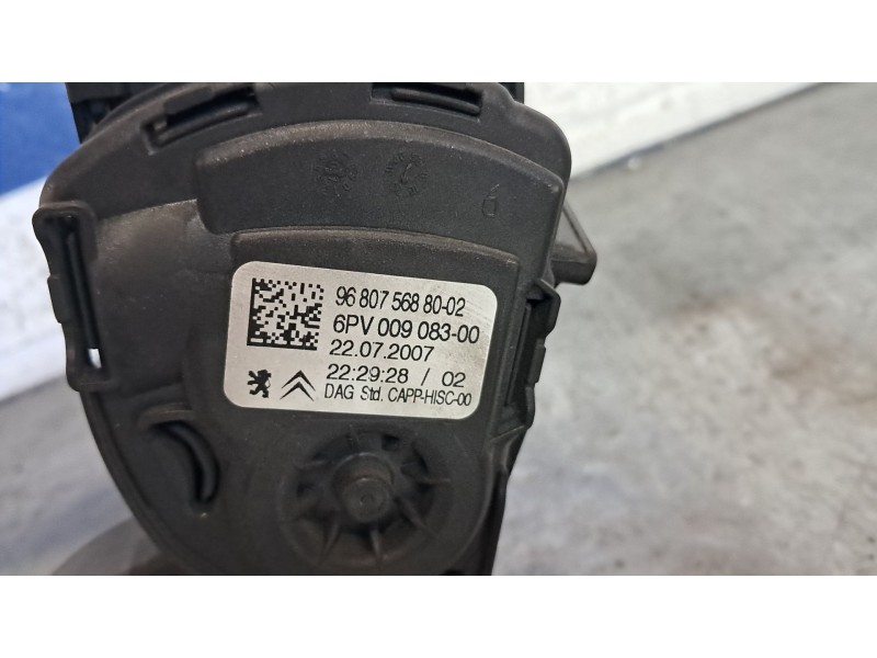 Recambio de potenciometro pedal para peugeot 207 1.4 hdi referencia OEM IAM 9680756880 6PV00908300 
