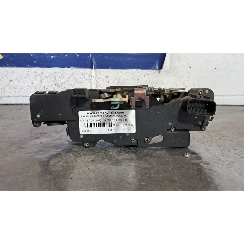 Recambio de cerradura puerta delantera derecha para fiat stilo (192) 1.9 jtd / 1.9 jtd 115 active | 09.01 - 12.03 1.9 jtd / 1.9 