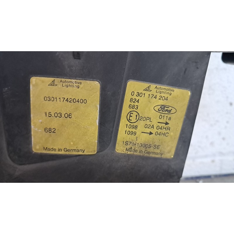 Recambio de faro derecho para ford mondeo turnier (ge)  | 0.00 - 0.07  | 0.00 - 0.07 referencia OEM IAM 0301174204  