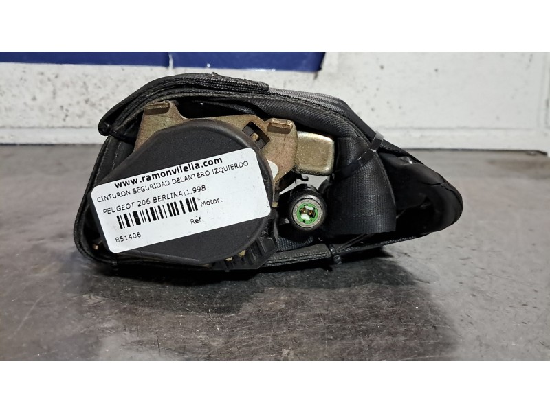 Recambio de cinturon seguridad delantero izquierdo para peugeot 206 berlina xs referencia OEM IAM   