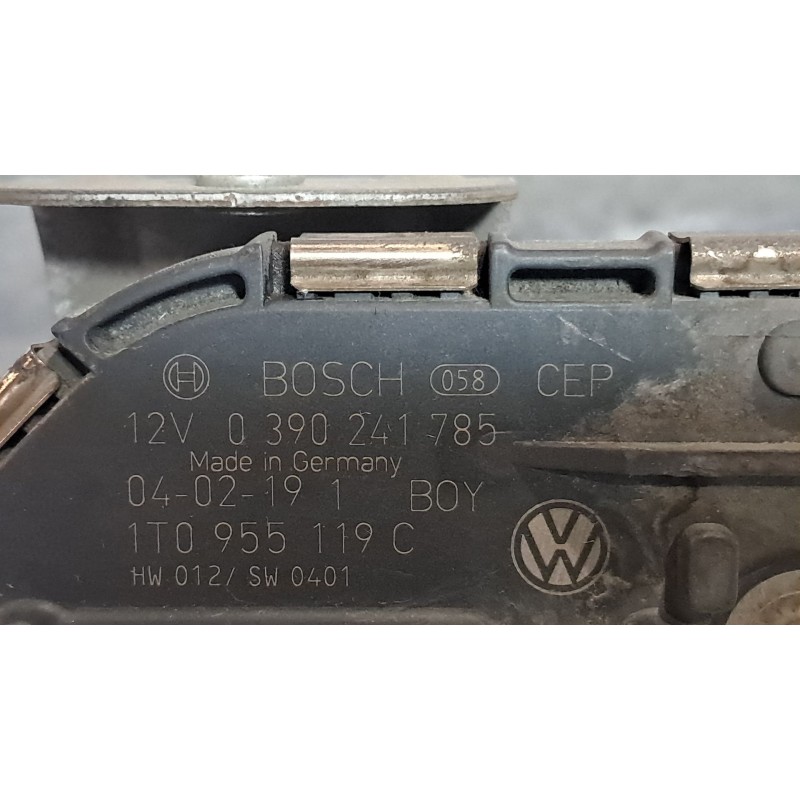 Recambio de motor limpia delantero para volkswagen touran (1t1) 1.6 16v fsi referencia OEM IAM IZQUIERDO  