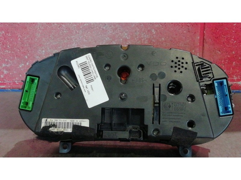 Recambio de cuadro instrumentos para seat toledo (1m2) referencia OEM IAM 110008771014 1M0919880Q  Recambio de cuadro instrumentos para seat toledo (1m2) referencia OEM IAM 110008771014 1M0919880Q