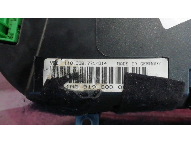 Recambio de cuadro instrumentos para seat toledo (1m2) referencia OEM IAM 110008771014 1M0919880Q  Recambio de cuadro instrumentos para seat toledo (1m2) referencia OEM IAM 110008771014 1M0919880Q