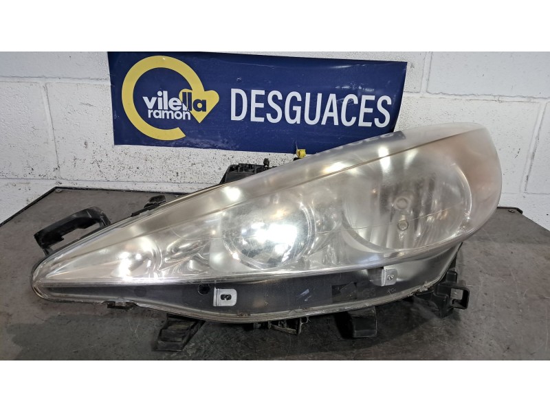 Recambio de faro izquierdo para peugeot 207 confort referencia OEM IAM   
