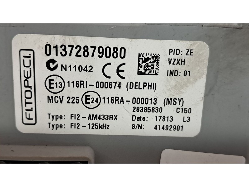 Recambio de caja reles fusibles para citroen nemo attraction referencia OEM IAM 01372879080  