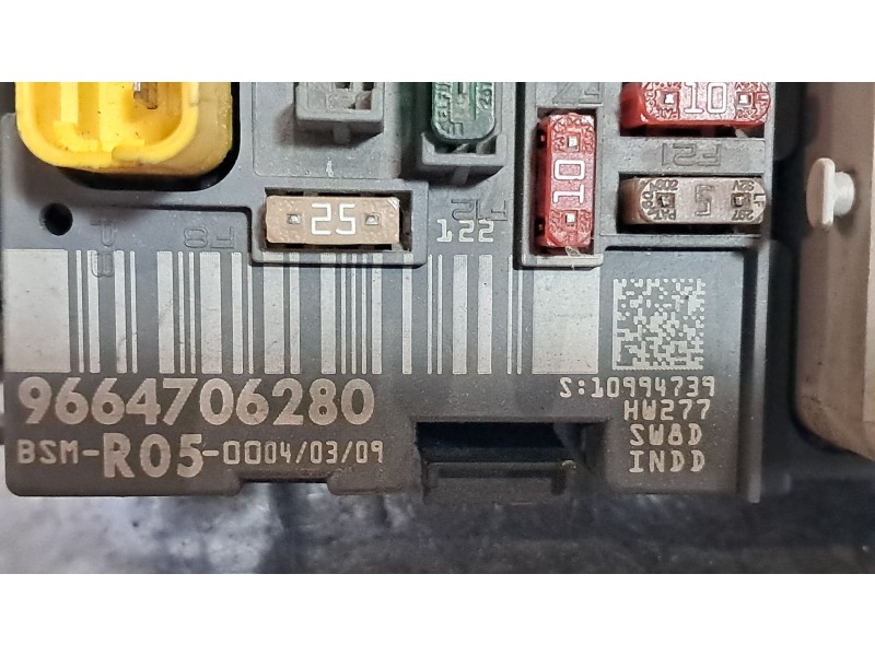 Recambio de centralita bsm para citroen c4 berlina collection referencia OEM IAM BSM R0500 9664706280 S20994739 Recambio de centralita bsm para citroen c4 berlina collection referencia OEM IAM BSM R0500 9664706280 S20994739