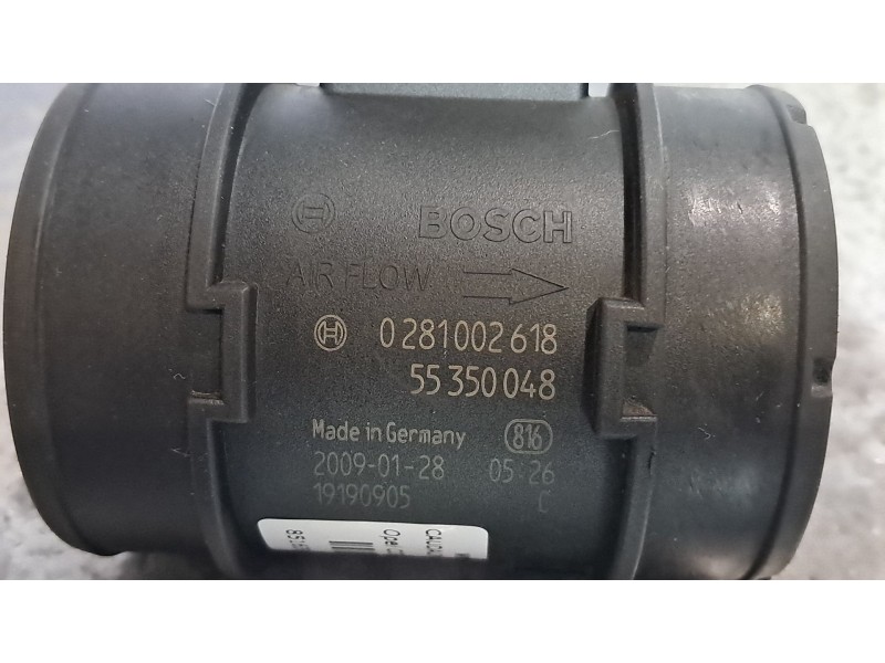Recambio de caudalimetro para opel corsa d cmon referencia OEM IAM 0281002618 55350048 19190905