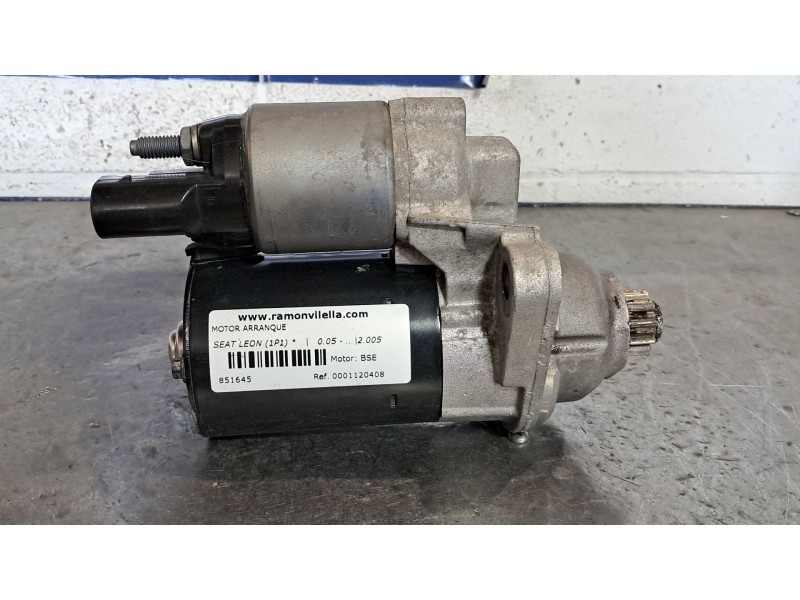 Recambio de motor arranque para seat leon (1p1)  | 0.05 - ...  | 0.05 - ... referencia OEM IAM 0001120408 021911023M 