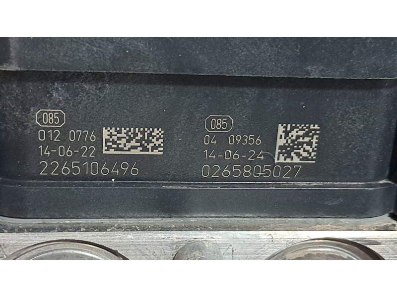 Recambio de abs para renault kangoo furgón compact professional referencia OEM IAM 0265805027  