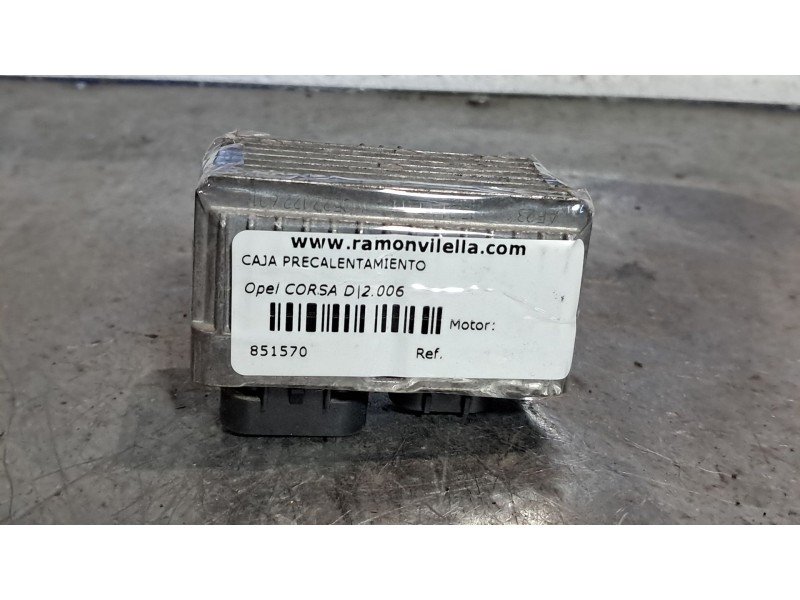 Recambio de caja precalentamiento para opel corsa d cmon referencia OEM IAM   