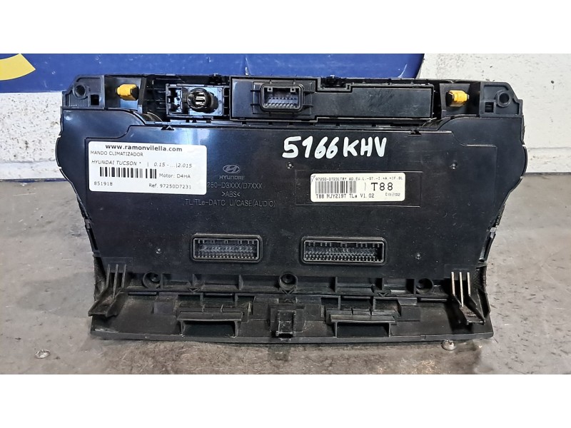 Recambio de mando climatizador para hyundai tucson  | 0.15 - ...  | 0.15 - ... referencia OEM IAM 97250D7231  
